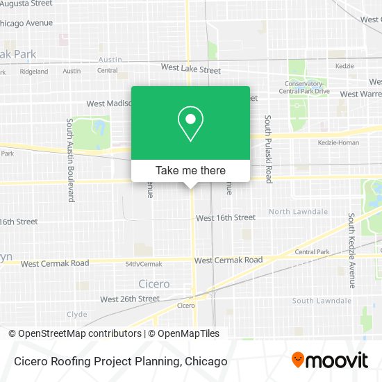Mapa de Cicero Roofing Project Planning
