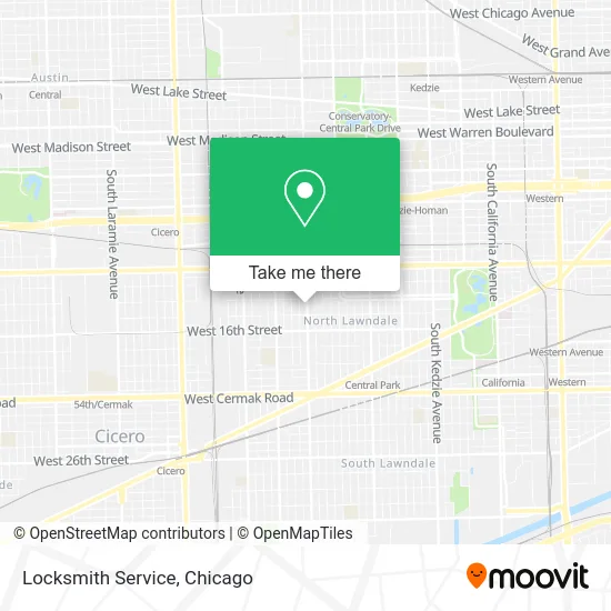 Locksmith Service map