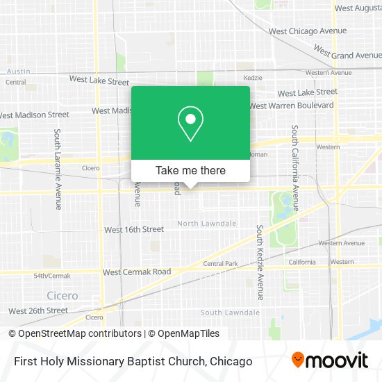 First Holy Missionary Baptist Church map