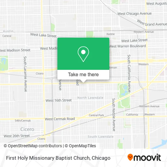 First Holy Missionary Baptist Church map