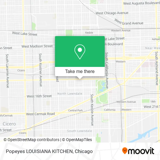 Popeyes LOUISIANA KITCHEN map