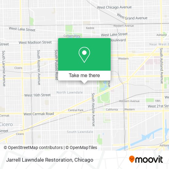 Mapa de Jarrell Lawndale Restoration