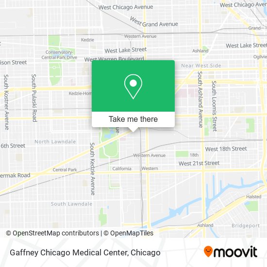 Gaffney Chicago Medical Center map