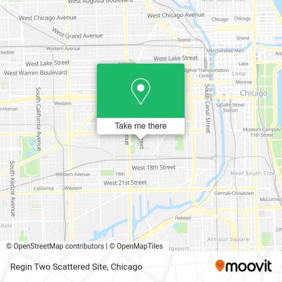Regin Two Scattered Site map