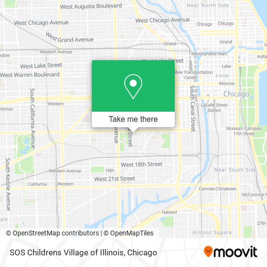 SOS Childrens Village of Illinois map