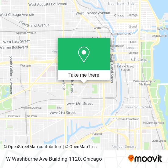 Mapa de W Washburne Ave Building 1120