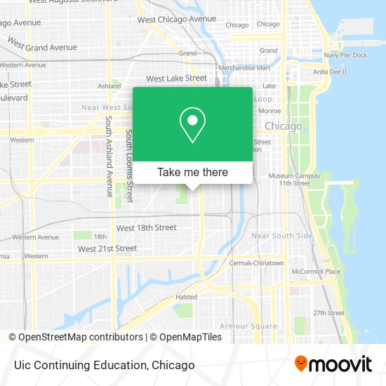 Uic Continuing Education map