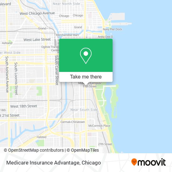 Medicare Insurance Advantage map
