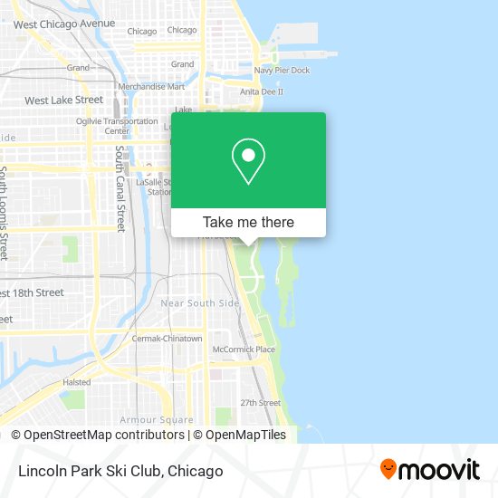 Mapa de Lincoln Park Ski Club