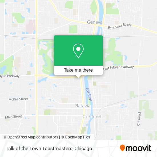 Mapa de Talk of the Town Toastmasters