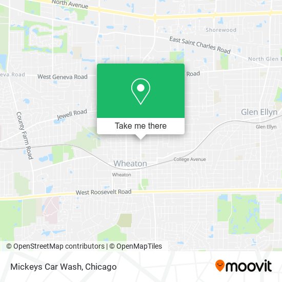 Mapa de Mickeys Car Wash