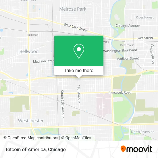 Bitcoin of America map