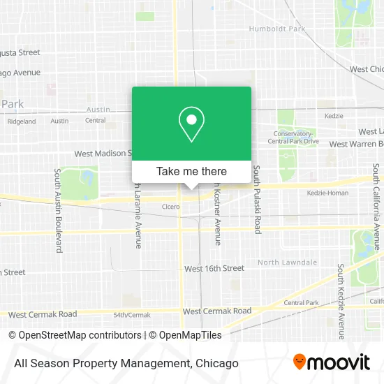 All Season Property Management map