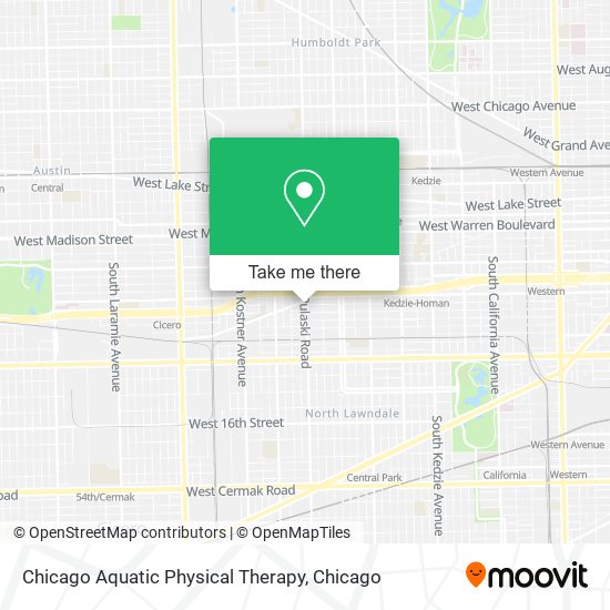 Mapa de Chicago Aquatic Physical Therapy