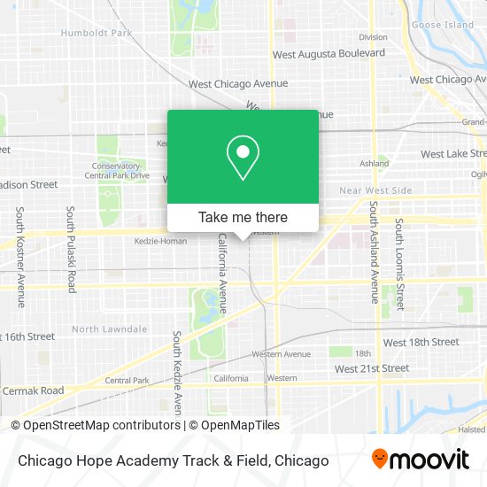 Chicago Hope Academy Track & Field map