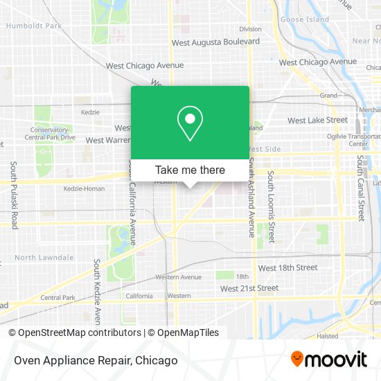 Oven Appliance Repair map