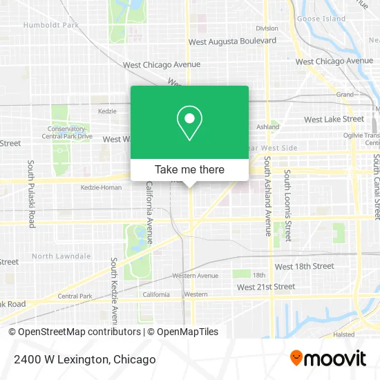 2400 W Lexington map