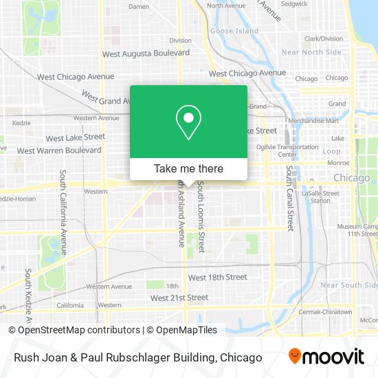 Mapa de Rush Joan & Paul Rubschlager Building
