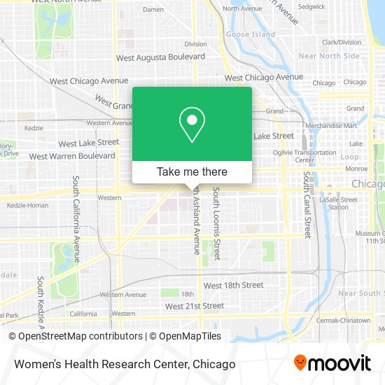 Mapa de Women's Health Research Center