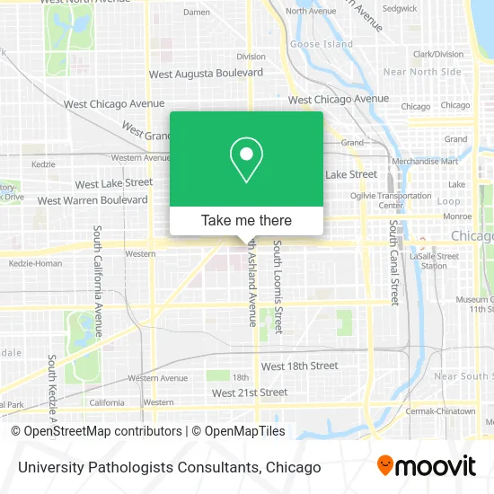 University Pathologists Consultants map