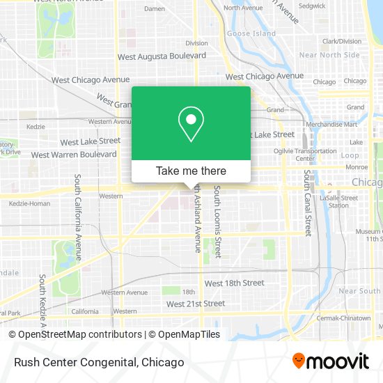 Rush Center Congenital map