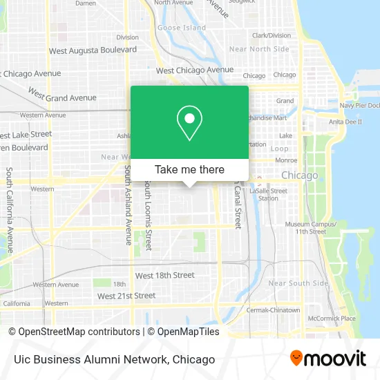 Uic Business Alumni Network map