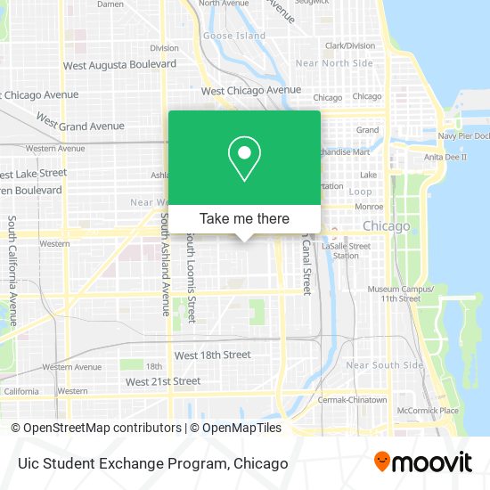 Mapa de Uic Student Exchange Program