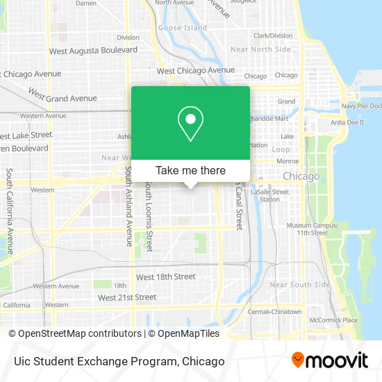 Mapa de Uic Student Exchange Program