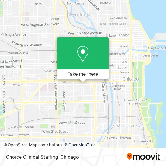 Mapa de Choice Clinical Staffing