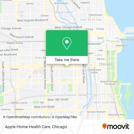 Apple Home Health Care map