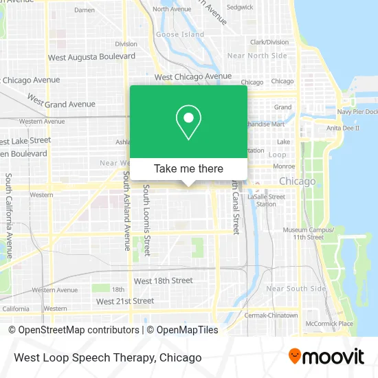 West Loop Speech Therapy map