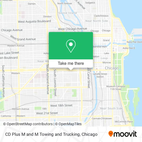 Mapa de CD Plus M and M Towing and Trucking