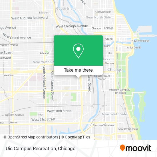 Mapa de Uic Campus Recreation