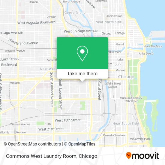 Commons West Laundry Room map