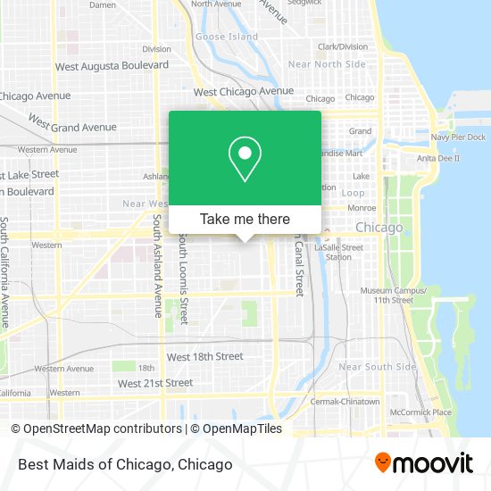 Best Maids of Chicago map