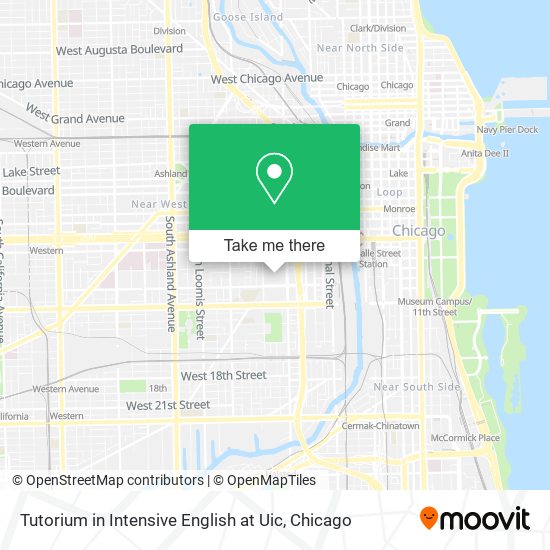 Tutorium in Intensive English at Uic map