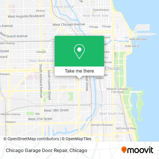 Chicago Garage Door Repair map