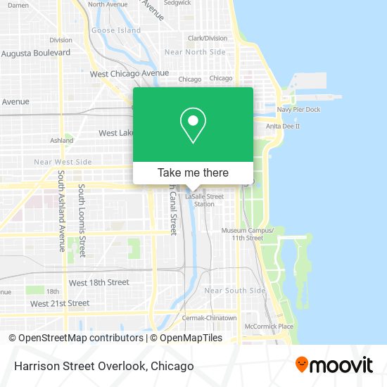 Mapa de Harrison Street Overlook