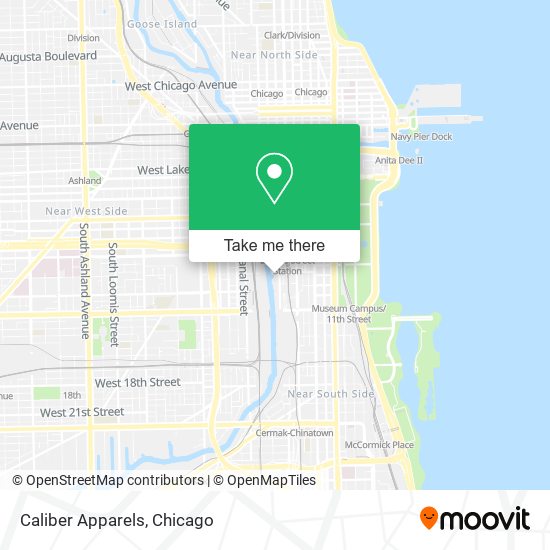 Mapa de Caliber Apparels