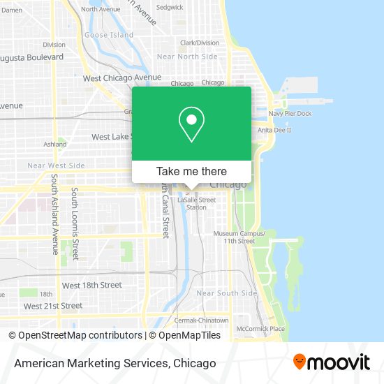 American Marketing Services map