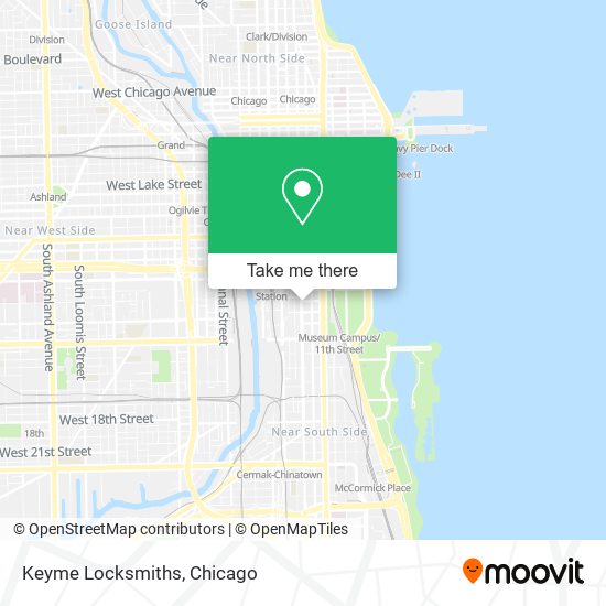 Mapa de Keyme Locksmiths