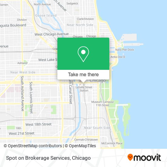 Spot on Brokerage Services map