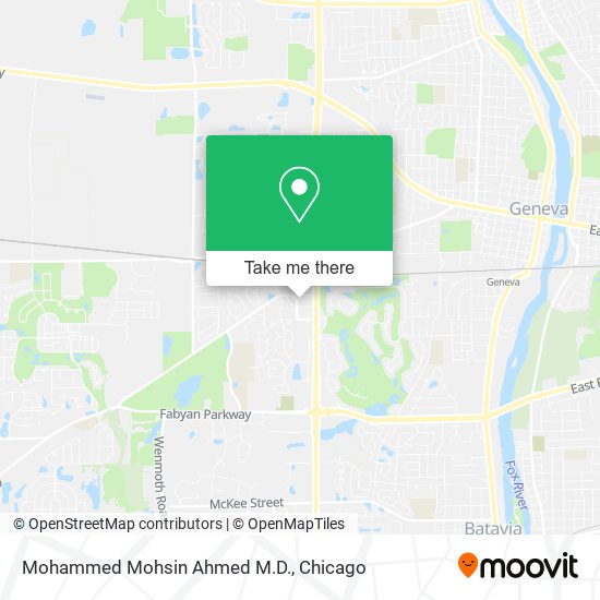 Mohammed Mohsin Ahmed M.D. map