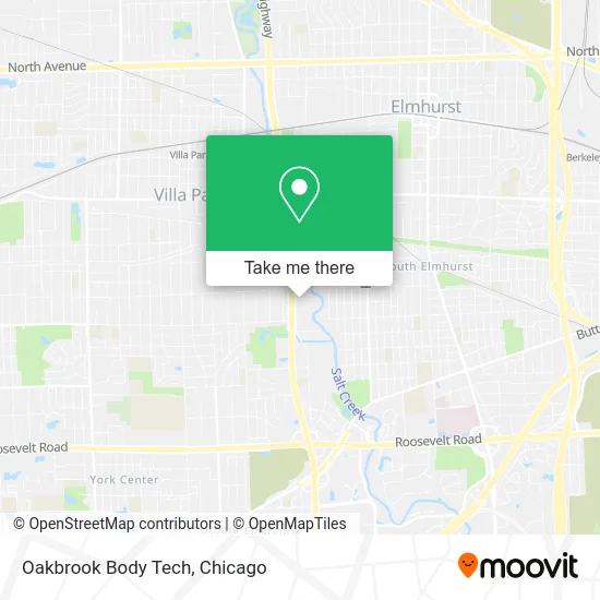 Oakbrook Body Tech map