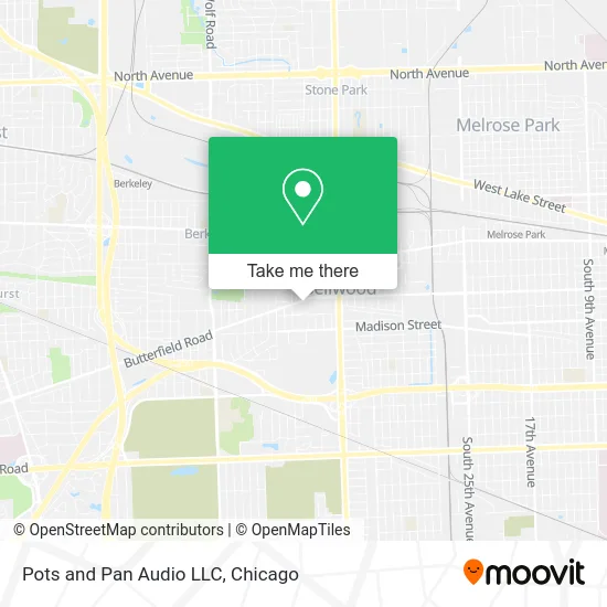 Pots and Pan Audio LLC map