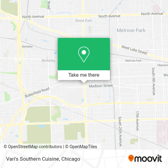 Vari's Southern Cuisine map