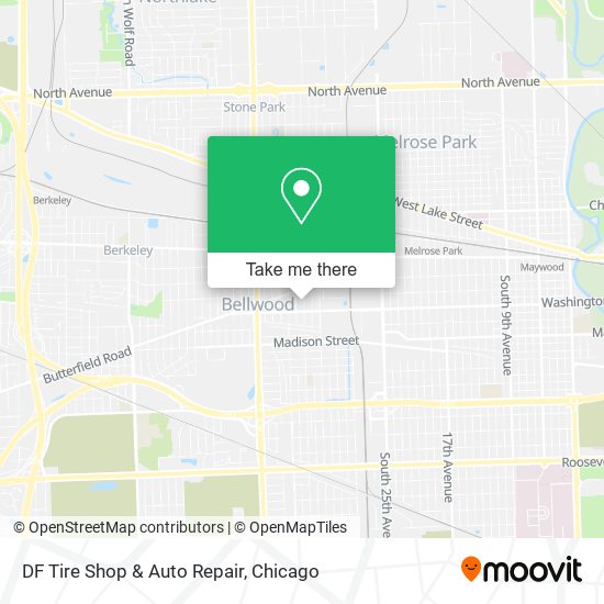 DF Tire Shop & Auto Repair map