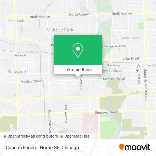 Cannon Funeral Home SE map