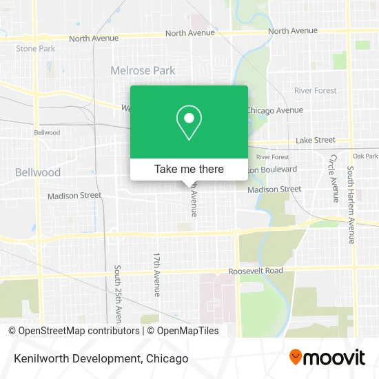 Kenilworth Development map