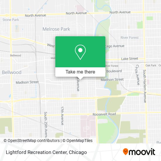 Lightford Recreation Center map